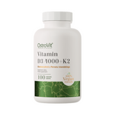 OstroVit D3 4000 IU + K2 VEGE vitamīni – kaulu, sirds un imunitātes veselībai – kauliem, kaulai, luudele – agmarket.lv